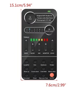 K9 Mini changeur de voix 12 effets différents changement de voix 3.5mm pour jeux chanson téléphone cadeaux de diffusion en direct - Product Image 2