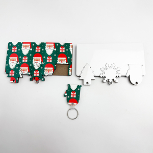 Job-in gifts Guitar strap decoration Party Collectibles Mother's Day gifts Unique sublimation <strong>blanks</strong> mdf keychain - Product Image 4