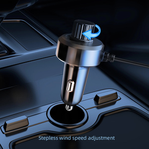 YATE F1301 9-Inch Blade 12V/24V Universal Stepless Wind <b>Speed</b> Truck Dashboard <b>Clamp</b> Fan 10W Strong Wind Large Size Truck Fan - Product Image 4