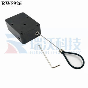 RUIWOR RW5926 Cuboïde Câble Fermeture À Cliquet fonction en option Plus Réglable Boucle De Fil Enduit de Silicone Tuyau - Product Image 4