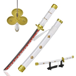 Réplica de Katana <span class=keywords><strong>Japonesa</strong></span> de 45 cm, de Acero Inoxidable, del Anime One Piece, Arma de Kozuki Oden, Ame No Habakiri, Mini Espada Samurai de Metal - Product Image 1