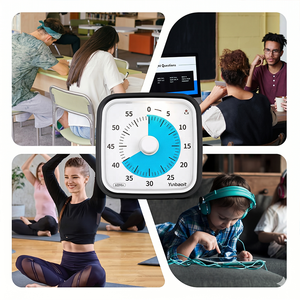 Minuteur visuel portable OEM Yunbaoit 60 minutes silencieux pour enfants, idéal pour l'étude, la cuisine, le bureau, avec compte à rebours Google - Product Image 4