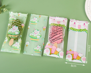 8*19CM Popsicle Bag Frozen Ice Cream Food Grade <b>Plastic</b> <b>Packaging</b> Package Mold Bag <b>Packaging</b> Pouch in Best Price - Product Image 2