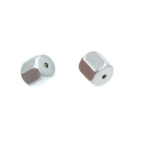 Vekeklee YSH6529 Attache d'oreille hexagonale en silicone en forme de vis pour boucles d'oreilles tombantes, accessoires