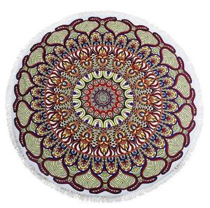 Wholesale <b>Extra</b> <b>Large</b> Microfiber Beach Sand-Free Absorbent Fast Dry Custom Logo Circle Towel Set for Home Use - Product Image 3