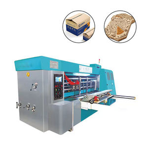 Máquina troqueladora rotativa de ranurado de impresión de caja de Pizza flexográfica automática de 4 colores para máquina de fabricación de cajas de cartón corrugado - Product Image 5