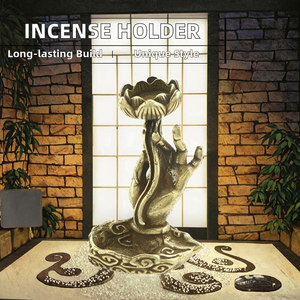 Fabrik preis Buddha-Hand geformter Wasserfall Weihrauch brenner 5.5CM Ornament Backflow Desk Censer Cone Werbe geschenke - Product Image 2