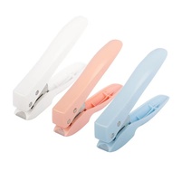 Perforatrice manuelle portable pour papier, cartes, plastique, carton (couleur argent, marque CZ, matériau ABS+Métal) (trou de 1/4 "-6 mm)