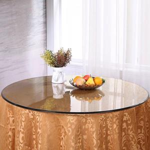 Plateau de table en verre trempé poli, forme personnalisée, verre de sécurité transparent pour la décoration de table et de mobilier domestique - Product Image 2