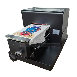 Hot Sales A4 Size DTG Printer for Any Color Fabric T-shirt Printing Machine