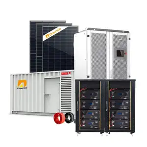 Kapalı ızgara güneş enerjisi sistemi 20kw 30kw 50kw ticari güç 150kw güneş panelleri için komple hibrid fotovoltaik sistemi sistemi