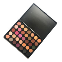Palette de fards à paupières neutres 35C importée en gros, palette de maquillage à marque privée