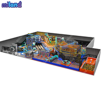 Solución de Equipamiento de Juego Interior para Centros Comerciales, Tobogán LED Ignífugo, Pista de Obstáculos para Restaurantes, Centro Infantil