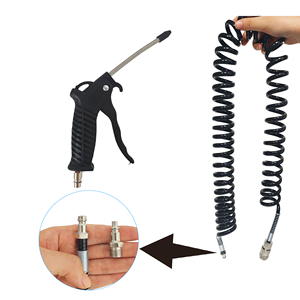 Kit de suspension pneumatique, Nouveau kit de pistolet à air comprimé en cuivre, Pistolet de soufflage et raccords pour pistolets de soufflage de poussière, pour applications pneumatiques moyennes - Product Image 5
