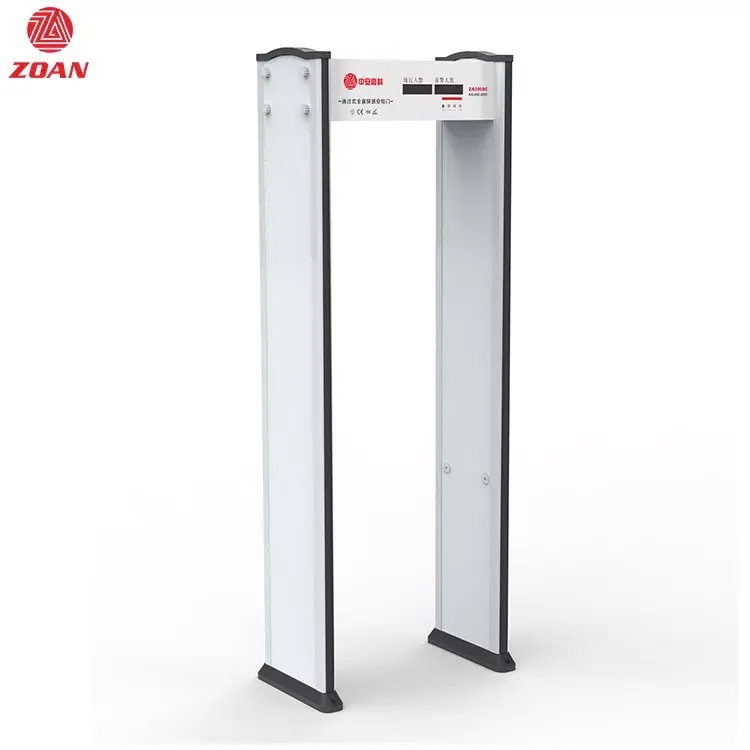 Full Body Scanner For Government building Pinpoint security High Sensitivity Digital Walk through Metal Detector