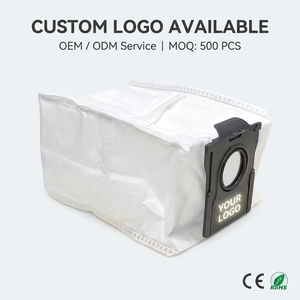 Sac à poussière réutilisable non tissé OEM d'usine compatible avec l'aspirateur robot Dreame X30 X40 L20 Ultra, remplacement conçu sur mesure - Product Image 2