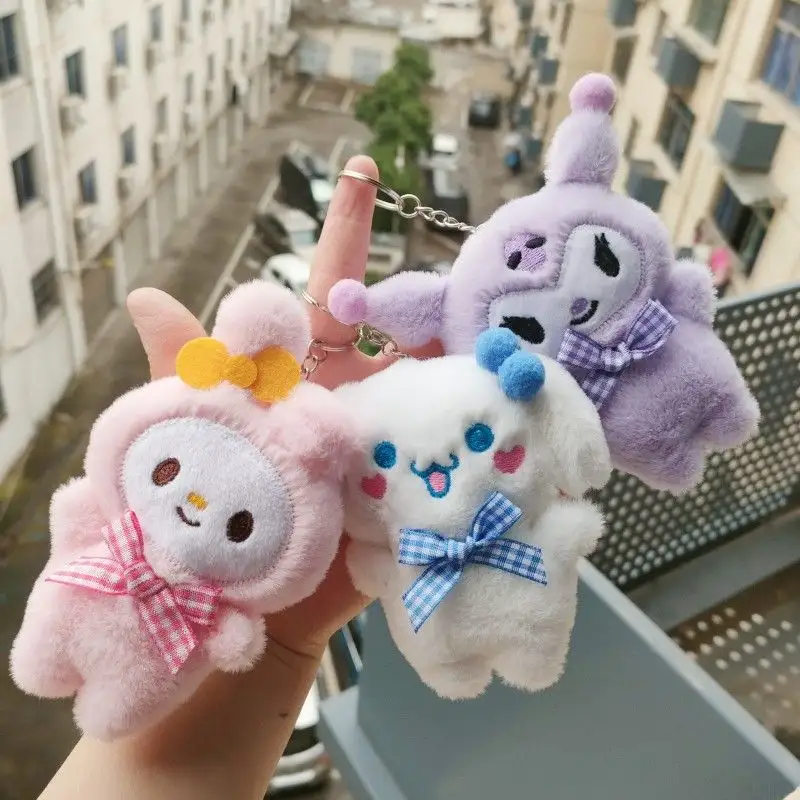 พวงกุญแจตุ๊กตาน่ารัก Cinnamoroll Kuromi Sanrio