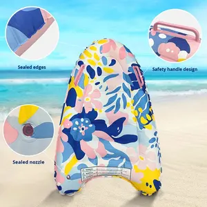 <span class=keywords><strong>Bodyboard</strong></span> gonflable portatif de débutant d'enfants de PVC écologique avec le balancier progressif et la poignée pour la piscine - Product Image 4