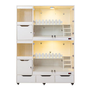 MOQ 1 pz villa gatto di lusso villa gatto casa 3 in 1 casa gatto fai da te villa condominio - Product Image 6