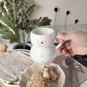 Christmas Pattern Classic Ceramic Pottery Coffee <b>Mug</b> 11oz Black Handle Back School Dishwasher Microwave Safe Plastic <b>Box</b> - Product Image 3