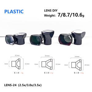 Burite 24 2.5/3.0/3,5x prezzo promozionale Galileo accessori fai da te 2,5x lenti per PC chirurgiche moda quadrata - Product Image 2