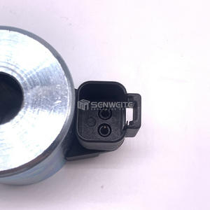 Bobine de solénoïde de valve de sécurité rotative ronde Senweite 12V DC pour pièces d'excavatrice - Product Image 4