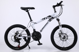 Vélo de montagne pour enfants à 21 vitesses avec frein à disque double, selle confortable, <span class=keywords><strong>fourche</strong></span> à suspension avant, roues de 20 à 22 pouces - Product Image 2