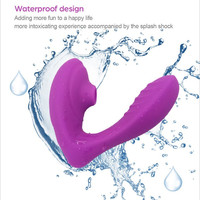 Vibrateur clitoridien sans bretelles rechargeable pour femmes, stimulateur sexuel
