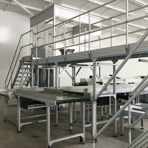 Custom Aluminum Alloy Industrial Work <b>Platform</b> With Handrails And Stairs For Maintenance 6063 Material Above 1000kg Load - Product Image 3