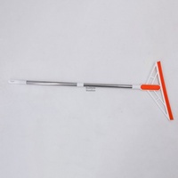 Wanhao GS-15 Noir – Grattoir multifonctionnel en plastique, silicone et nylon, écologique et durable, pour sols et vitres, avec crochet antidérapant et sans résidus de poils