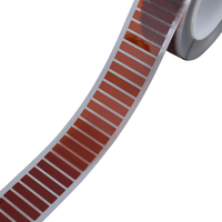 Étiquette haute température PI pour identification de circuits imprimés, découpée à la forme, en rouleau continu, couleur marron ambre, pour la fabrication électronique