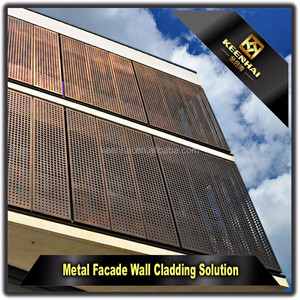 كينهاي أنودة لوحة الألومنيوم بأكسيد الألومنيوم ورقة واجهة مثقبة لبناء الجدار الخارجي استخدام - Product Image 3