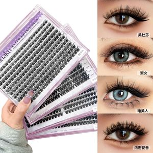 ขนตาปลอมแบบเส้นต่อเส้น ดีเคิร์ล หนา งอน ทำจากใยสังเคราะห์ สำหรับแต่งหน้าเสริมความงาม - Product Image 1