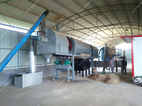 Horno de Carbonización Continua Vertical para Biocarbón y Aserrín de Madera con Ahorro de Energía y Alta Capacidad