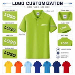 Camiseta Polo Personalizada con Logotipo para Hombre, Premium 200g, Secado Rápido, Rendimiento en el Golf, Marca Privada, Uniforme Corporativo, OEM, Venta al Por Mayor, Poliéster - Product Image 2