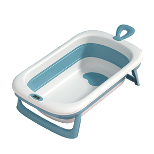New born collapsible portable bathing tub foldable plastic pet baby bathtub newborn toddler bath tub