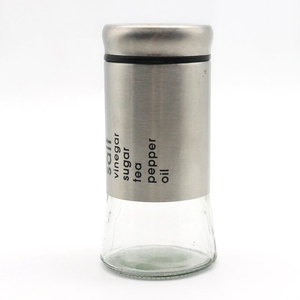 Vaso del condimento del sale e del pepe dell'agitatore del condimento dell'acciaio inossidabile 140ml per la cucina - Product Image 4