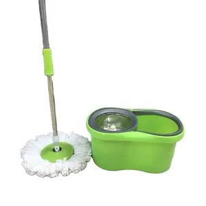 2022 Hot Sale Dust Microfiber Cleaning Squeeze Magic 360 Spin Cleaning Floor Flat Mop And Bucket Set With Big Promotion