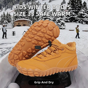 <span class=keywords><strong>Botas</strong></span> de Invierno para Niños Unisex, Estilo Descalzo, Ligeras, Ergonómicas, Antideslizantes, con Suela de Goma Impermeable y Acolchado Cálido y Cómodo - Product Image 3