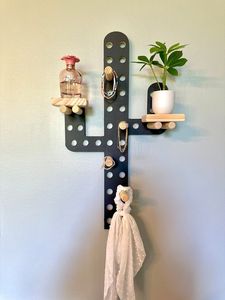 202409 venta al por mayor pared Pegboard decoración <span class=keywords><strong>de</strong></span> pared regalo organización arte <span class=keywords><strong>de</strong></span> pared decoración del hogar joyería <span class=keywords><strong>plantas</strong></span> acogedor hogar artículo <span class=keywords><strong>Cactus</strong></span> Pegboard - Product Image 6