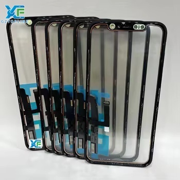 Original Touch + Glass + OCA for iPhone XS LCD Repair Screen Touch Panel for iPhone Display Front Glass With Film Glue Frame