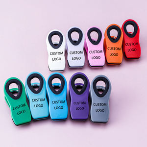 Großhandel Werbe geschenke Souvenir Custom Printed Logo Kunststoff Kühlschrank Kühlschrank Magnete Büroklammer Klemmen & Clips - Product Image 4