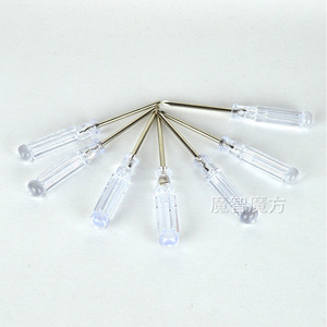 Petit jeu de tournevis Phillips 9,5 cm avec manche en cristal pour l'ajustement et la modification du Rubik's Cube - Product Image 1