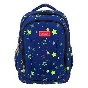 Patrón <span class=keywords><strong>de</strong></span> estrella Mochilas escolares Logotipo personalizado Sublimación Mochilas para estudiantes Mochila escolar <span class=keywords><strong>de</strong></span> gran capacidad para niños y niñas - Product Image 1