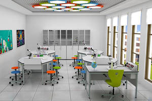 Table/banc de laboratoire chimique/<span class=keywords><strong>physique</strong></span>/biologique de haute qualité, équipement de laboratoire de classe/mobilier de laboratoire - Product Image 4