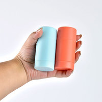 0.5oz 1oz 1.67oz 2.33oz vide fond rond torsion vers le haut blanc mat PP plastique solide parfum crème correcteur déodorant bâton Tube