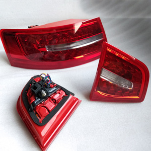 Audi A6L Rear Taillight Assembly C6 Tail Light Cover Brake Light Turn Signal 12V <b>ABS</b> New Replacement Part - Product Image 1