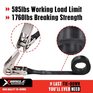 Correa de Trinquete de Acero Inoxidable 304L de Grado Marino con Certificación TUV GS, Ultra Resistente, 800 kg, para Cubierta de Yate - Product Image 3