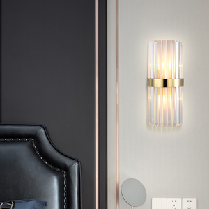 Minicandelabro de cristal de lujo, lámpara de pared interior para sala de estar, venta al por mayor - Product Image 5