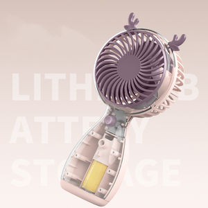 مروحة كهربائية صغيرة محمولة باليد قابلة للشحن ومحمولة ومزودة بمنفذ USB مروحة صغيرة للجيب - Product Image 5